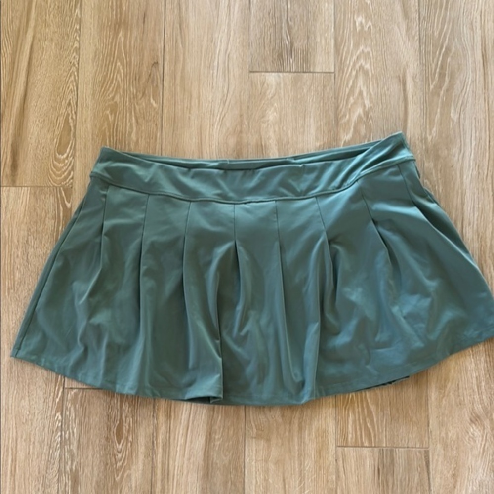 Lands End Sage Green Skirt Skort 3X